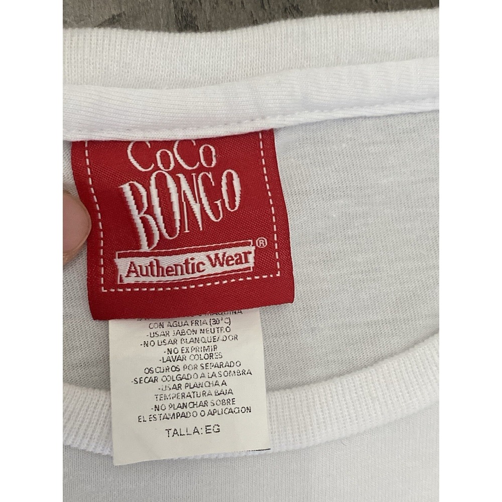 Coco Bongo TShirt Mens L White I'm A Dj In Coco Bongo Headphones Graphic - Picture 4 of 6